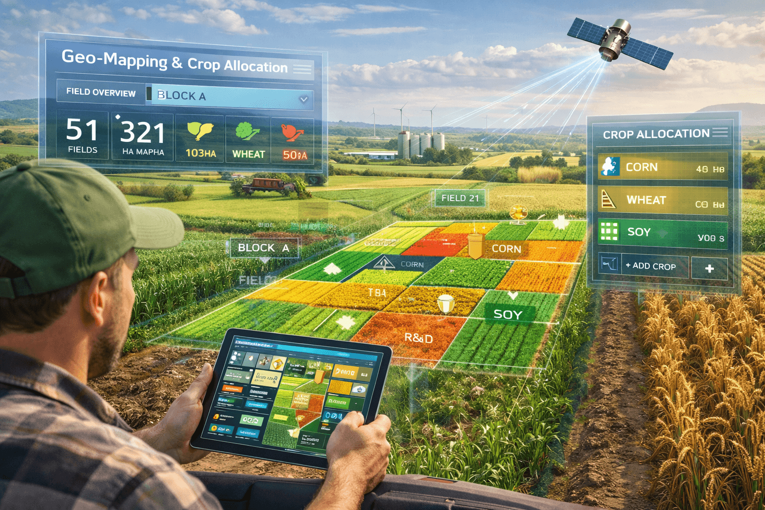 Geo-Mapping & Crop Allocation